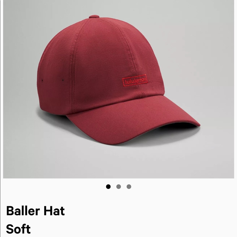 Lululemon Baller Hat Soft in color Mulled Wine